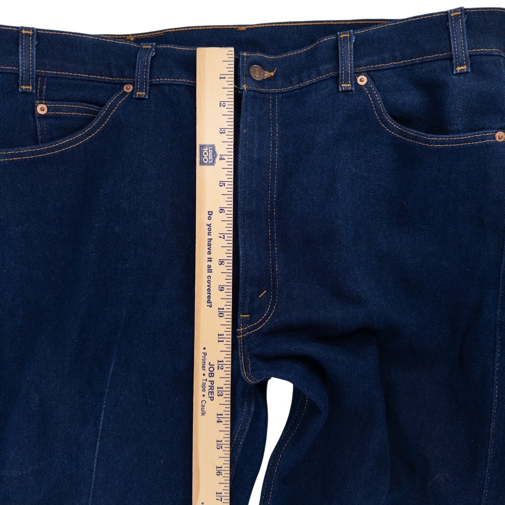 Vintage Levi's Jeans‎ Men's 42x32 Dark Blue 517 Denim Bootcut Orange Tab USA 90s - Picture 14 of 16